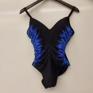 Miracle Suit Paka Maya Temptress Sweetheart Neck Side Shirred One-Piece Swimsuit